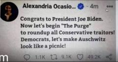 AOC SPREADS HATE
