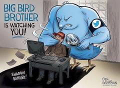 Twitter is big brother  watching and censoring you