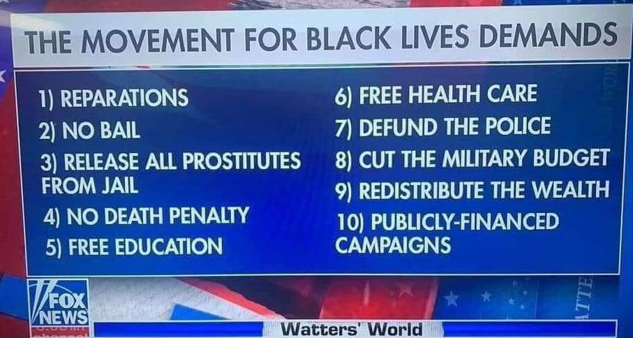 BLACK LIVES MATTER DEMANSS