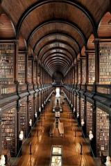 the Book of Kells in Trinity College Library - Dublin, Ireland