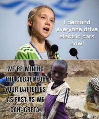 Greta VS African Child Miners