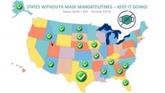 States Without Mask Mandates