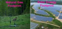Environmental Footprints Gas VS Solar