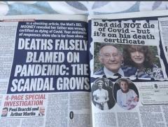 Deaths falsely blamed on covid The scandal grows