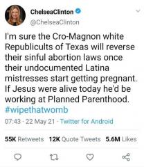 chelsea Clinton Abortion