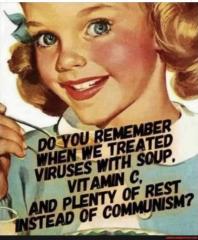 Olld enough to remember when we did not use communism to treat viruses