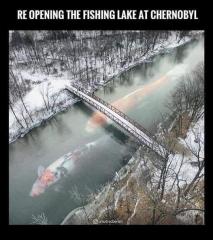 Chernobyl Fishing Lake