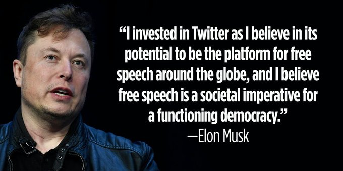 Elen Musk on Free Speech