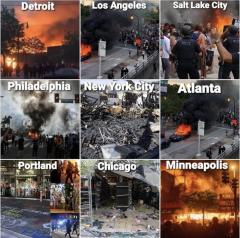 NEVER FORGET Wht Antifa and BLM - two Democrat groups - did to America RIOTS