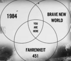 You are here in the middle of the totalitarian NWO twilight zone