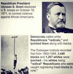 Never forget Democrats killed blacks and whites over slavery