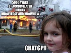ChatGPT AI 5000 years human knowledge