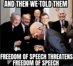 Freedom of speechch threatens freedom of speech
