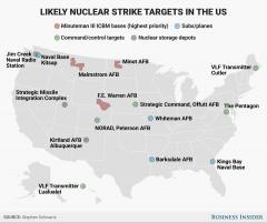 nuclear strike probability map