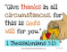 Do you have a favorite bible verse about Thanksgiving?