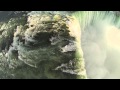 Incredible drone flyover view of Niagra Falls