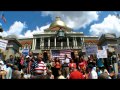 Stop the Invasion! Massive Boston Protest  July 26th 2014 Captured on Video
