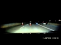Late night Suspicious roadblock dash cam
