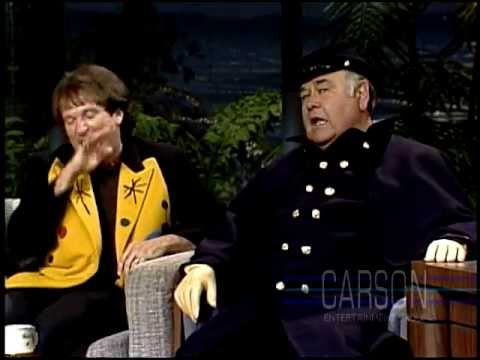 Jonathan Winters &amp; Robin Williams in Funniest Moments on Johnny Carson&#039;s Tonight Show