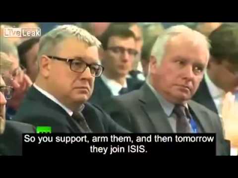 BANNED IN USA: PUTIN EXPLAINS WHO SUPPORTS ISIS