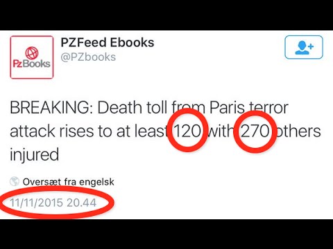 BUSTED? @PZbooks Tweets About Paris Attacks TWO DAYS BEFORE They Occurred! EXTREMELY BIZARRE!
