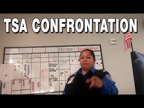 Confrontation with TSA on Weapon Detection Failures: TSA Calls Cops!