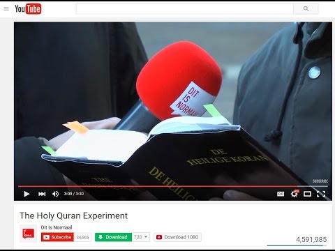 The Holy Quran Experiment (BBF News Commentary) 12/8/2015