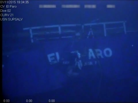 Raw: NTSB Releases Undersea Video of El Faro