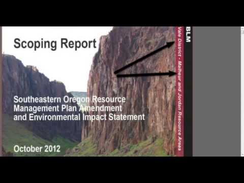 Oregon BLM: Document Data Dump Expose It&#039;s all about the Minerals!