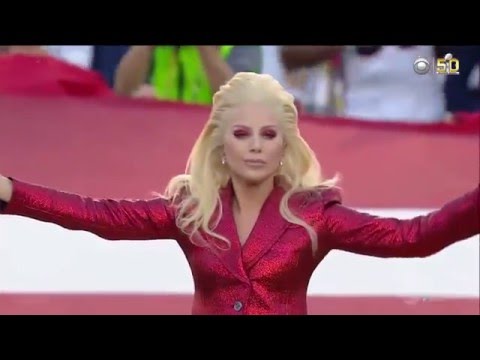 Lady Gaga - National Anthem - Super Bowl 2016 Full Video