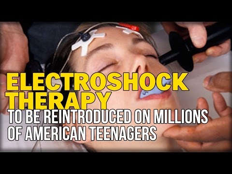 ELECTROSHOCK THERAPY TO BE REINTRODUCED ON AMERICAN TEENAGERS
