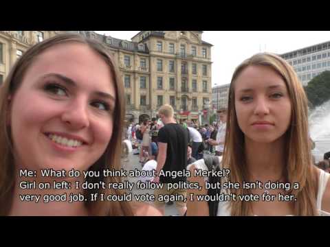 Street Interviews with Germans on Merkel, Immigration, and more...