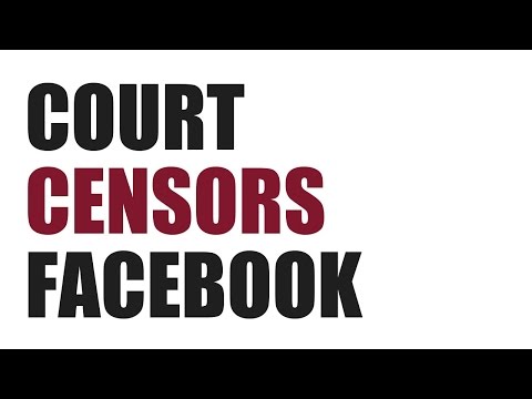 URGENT! COURT ORDERS FACEBOOK TO REMOVE POST