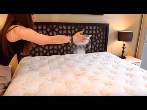 Pour baking soda into your bed and watch what happens next