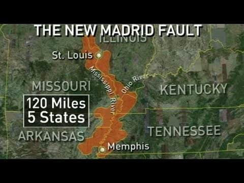 Mississippi River going dry ABOVE New Madrid Fault - Crack in ground?