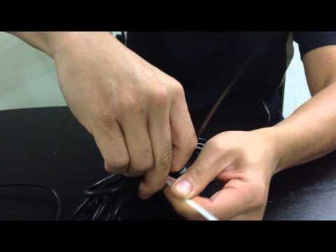 How to untie / undo / unzip a cable tie without cutting it