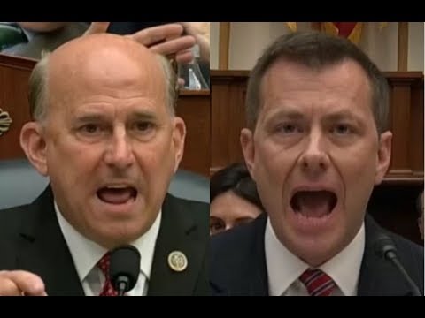 Louie Gohmert vs FBI Peter Strzok EXPLOSIVE Exchange at Congress Hearing about anti-Trump Texts