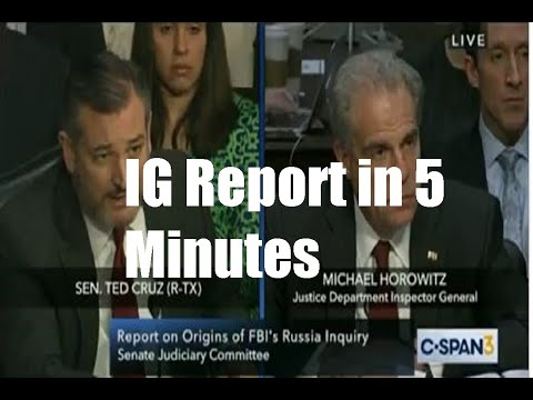 Ted Cruz IG Horowitz Hearing in 5 Destroying Minutes - These People Are Sick