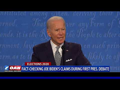 Fact-checking Biden&#039;s claims during first presidential debate