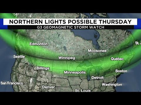 Northern Lights possibly visible this week in Michigan