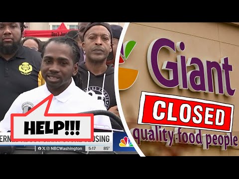 Democrats Beg For Help As Crime Forces Supermarkets to Close in DC.
