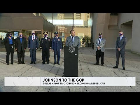Dallas Mayor Eric Johnson switching to the Republican Party
