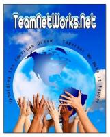TeamNetWorks.Net Upholding The American Dream Poster
