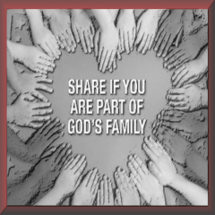 Site Banner Concept  - Share if you are a part of God&#039;s family