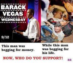 Obama Begs for Money While Chris Stevens Begs For His Life