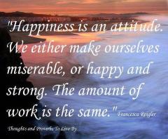 Happiness Is An Attitude