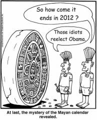 The Secret of the Mayan Counter Revealed. Why does it end in 2012? Those idiots re-elect Obama!