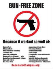 Gun Free Zones DON&#039;T WORK!
