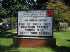 Live so fully that the westboro baptist church will protest your funeral