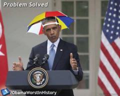 Obama Umbrella - Problem Solved